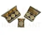 Meenakari Dry Fruit Box with Glass Jars – Designer Gift Box for Festive Use - Image 2