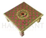 Meenakari Pooja Chowki (15 x 15 Inch) - Image 2