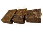 Antique Rajwadi Jewellery Box with Velvet Interior | Pooja Box - Image 4