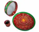 Karwa Chauth Pooja Thali Set 12 Inch - Image 4
