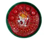 Ganesh Pooja Thali – Festive Ritual Plate | 12 Inch