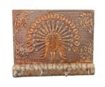 Meenkari Peacock Design 4 Hooks Key Holder