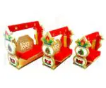 Handcrafted Laddu Gopal Jhula with Cow Motif – Red & Gold Pooja Swing - Image 5