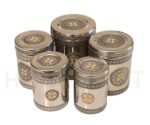 Meenakari Stainless Steel Container Set – Premium Storage Container for Kitchen & Wedding Gift - Image 2