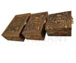 Antique Mina Rajwadi Jewellery Box with Velvet Interior - Image 3