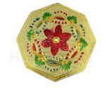 Pel Bush Bajot Golden | Pooja Chowki with Base – Traditional Mandir Stand - Image 2