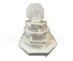 Pel Bush Bajot Silver | Pooja Chowki with Base โ Traditional Mandir Stand