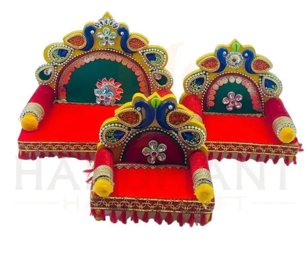 Designer Ladoo Gopal Singhasan