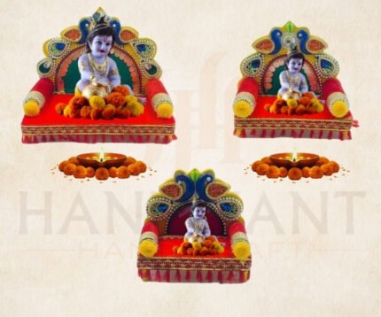 Designer Ladoo Gopal Singhasan