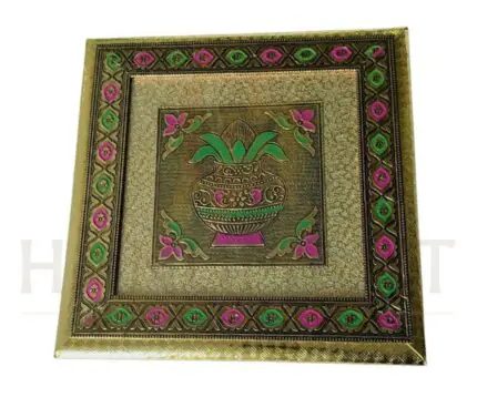 Kalash Design Pooja Chowki