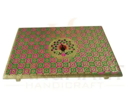 Pink Meenakari Patla