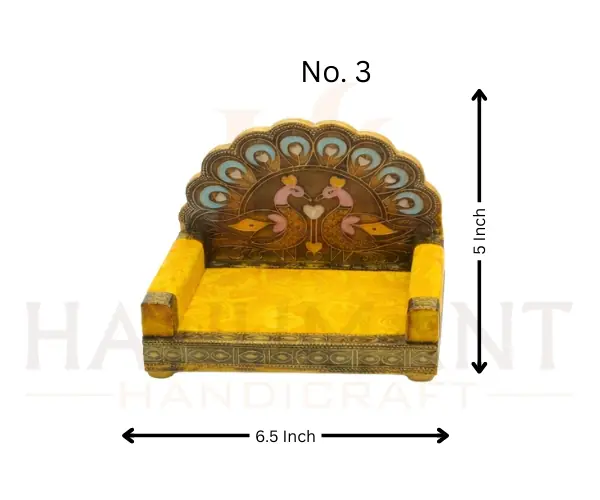 decorative temple singhasan