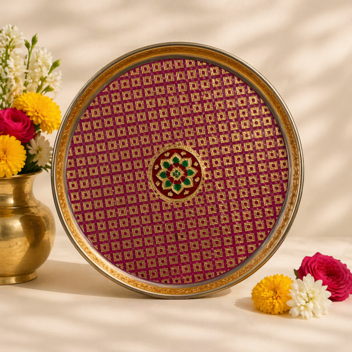 Puja Thali Pink