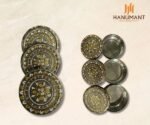 Handcrafted Meenakari Steel Gift Box (Gold) - Image 3