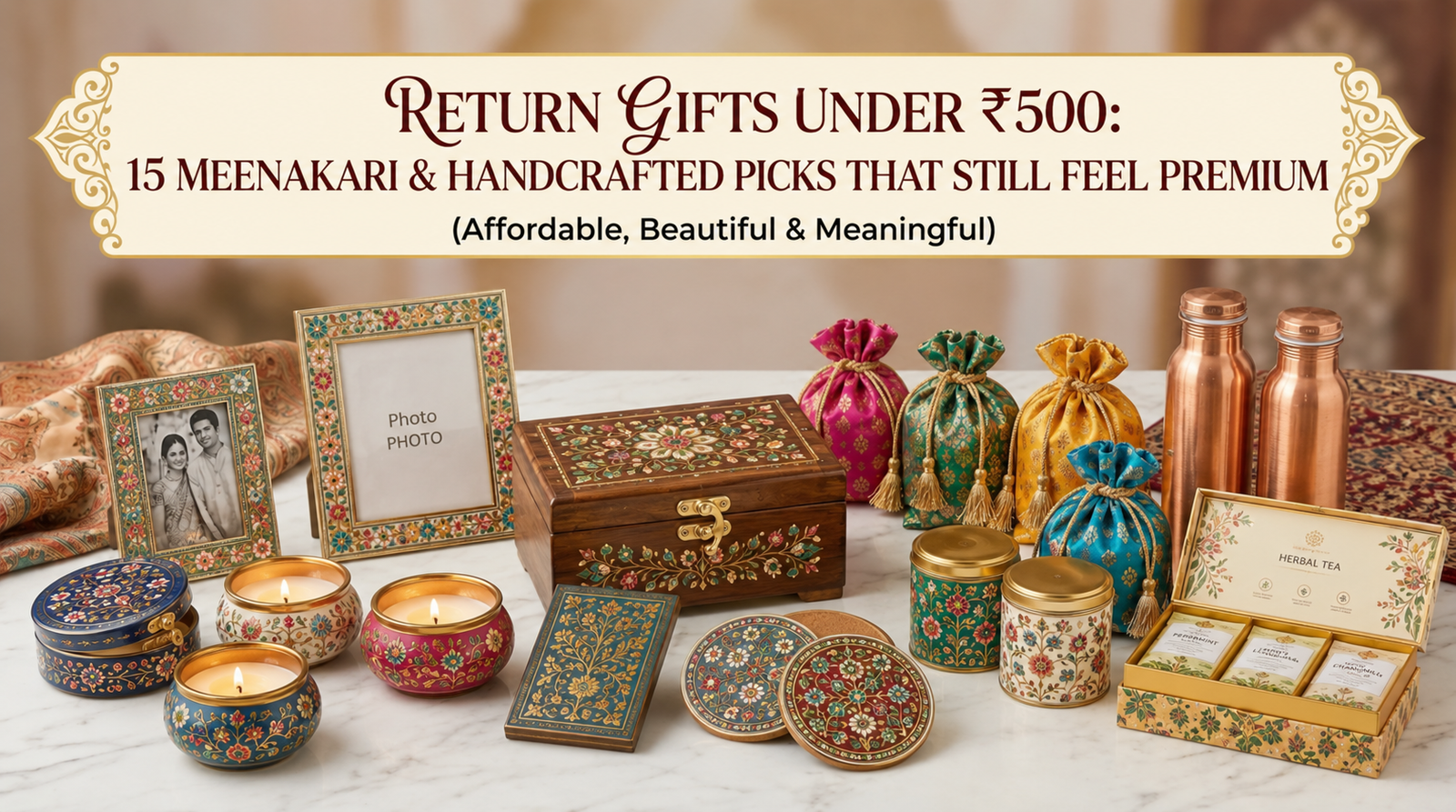Return Gifts Under ₹500: 15 Meenakari & Handcrafted Picks