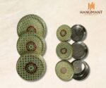 Handcrafted Meenakari Steel Gift Box Green for Dry Fruits & Festive Gifting - Image 3