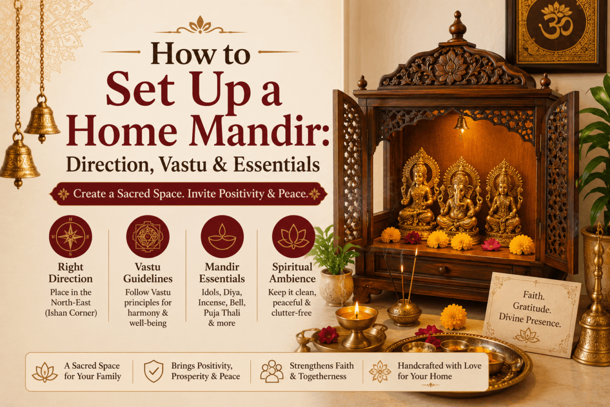 How to Set Up a Home Mandir: Direction, Vastu & Essentials