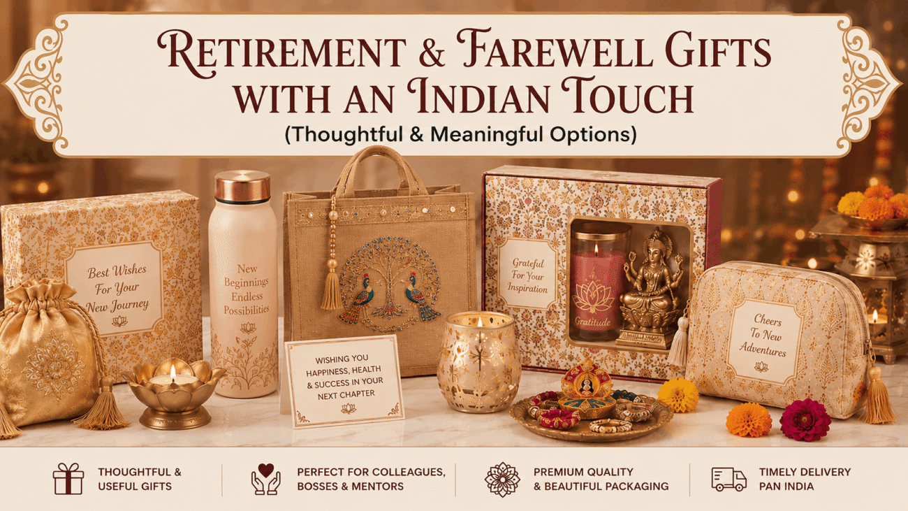 Retirement & Farewell Gifts with an Indian Touch