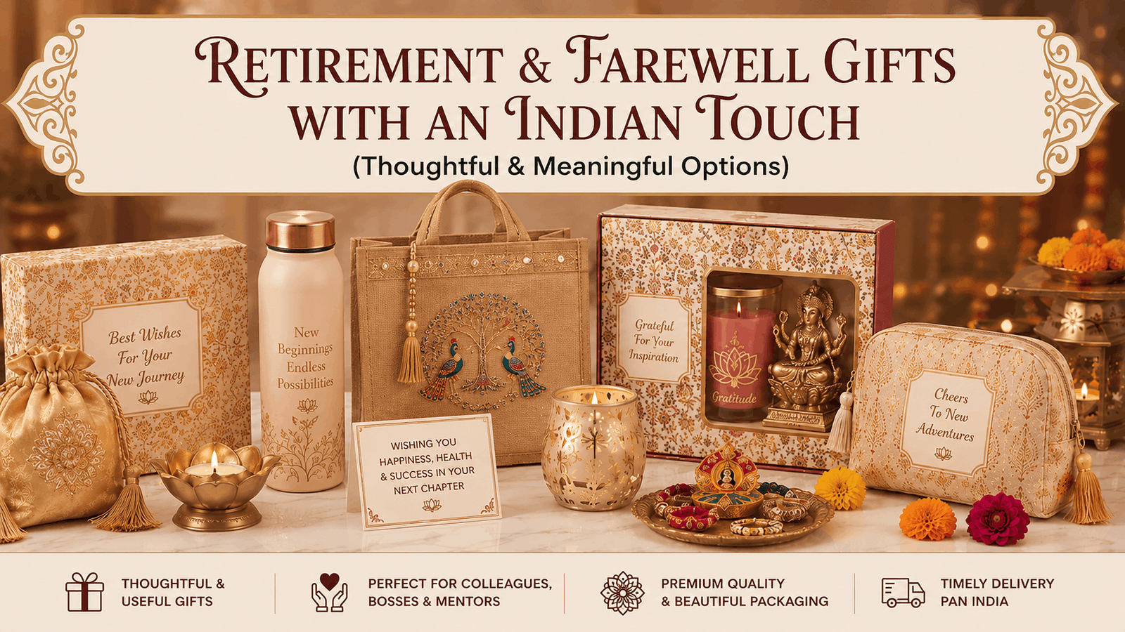Retirement & Farewell Gifts with an Indian Touch