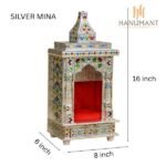 Silver Meenakari Handcrafted Home Mandir